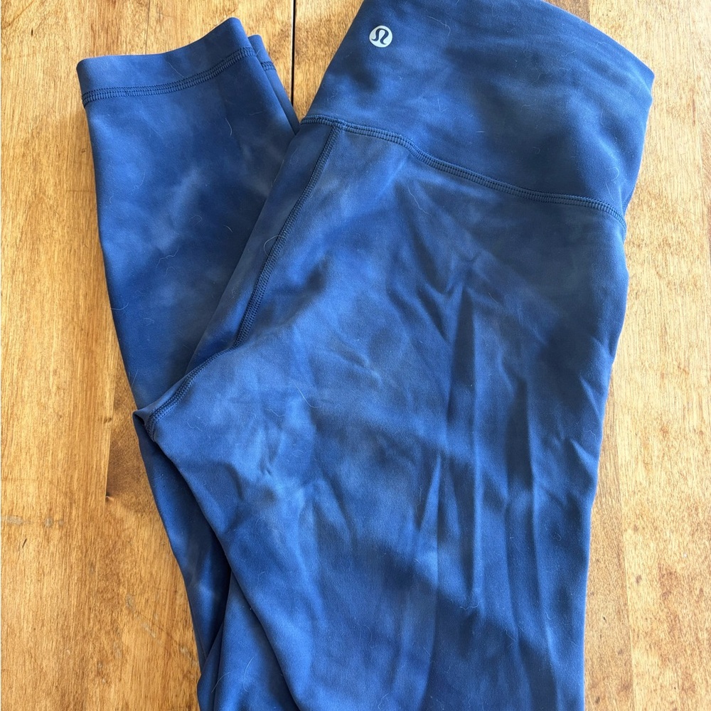 Lululemon Blue Diamond Dye Wunder Train